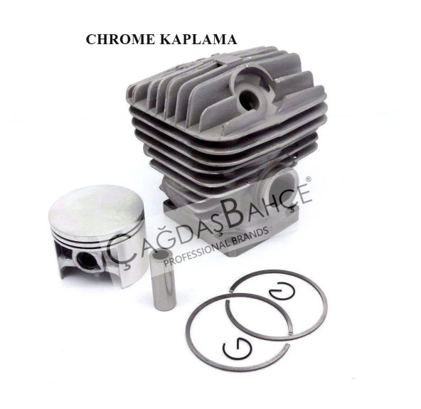 STİHL MS460 / MS046 TESTERE CHROME SİLİNDİR PİSTON SETİ 52 mm