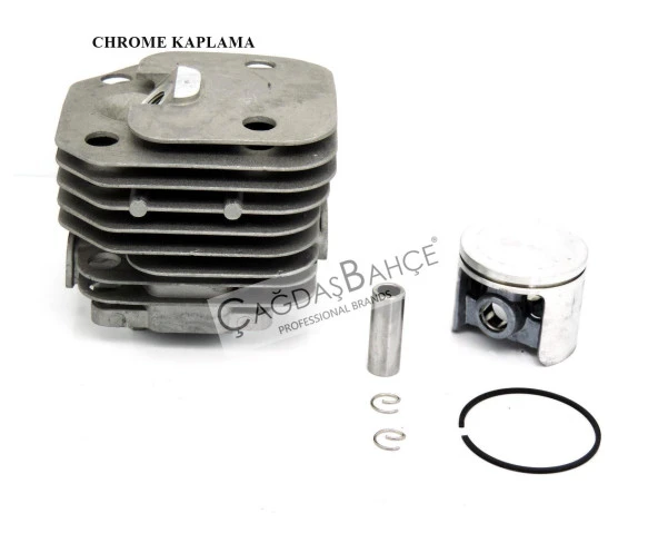 HUSQVARNA 61TESTERE CHROME SİLİNDİR PİSTON SETİ 48 mm - Resim 4