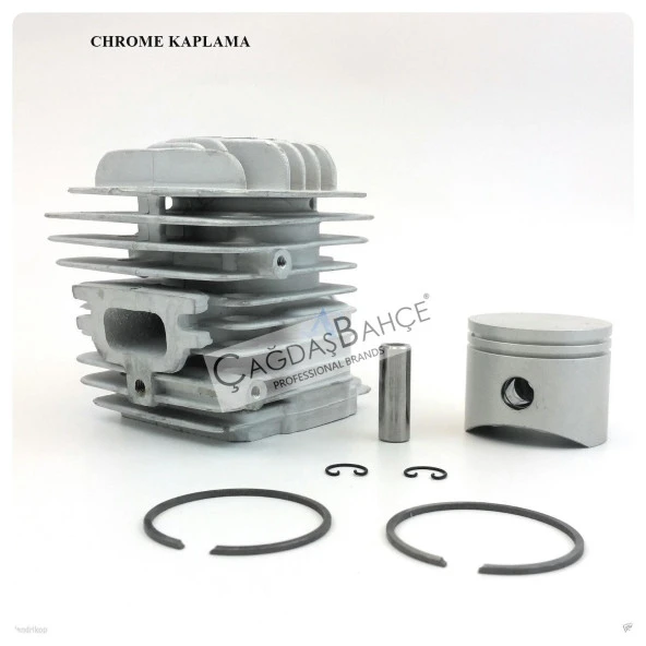 OLEO-MAC 952 TESTERE CHROME SİLİNDİR PİSTON SETİ 45 mm - Resim 4