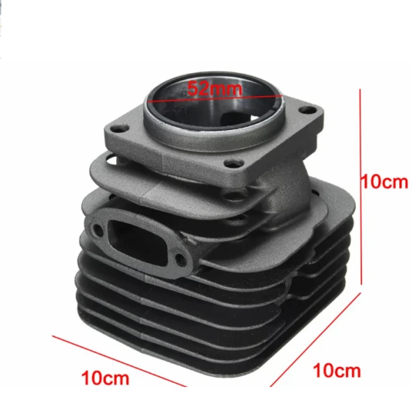 HUSQVARNA 272 TESTERE CHROME SİLİNDİR PİSTON SETİ 52 mm - Resim 3