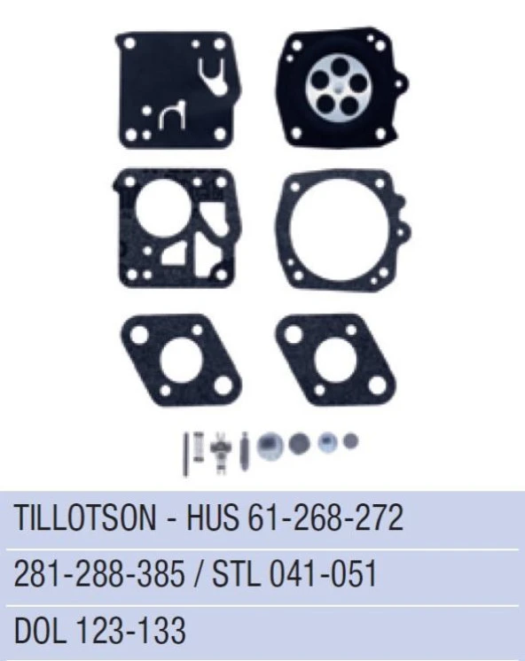 STİHL MS041 / MS051 KARBÜRATÖR DİYAFRAM - TAMİR TAKIMI- TİLLOTSON - Resim 3