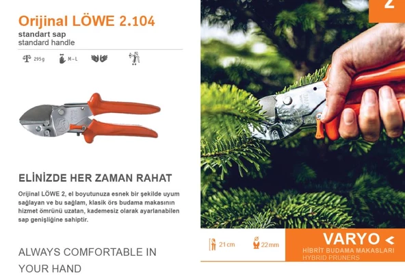 LÖWE 2.104 BUDAMA MAKASI - MADE İN GERMANY