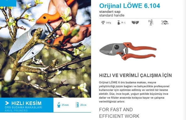 LÖWE 6.104 BUDAMA MAKASI - MADE İN GERMANY