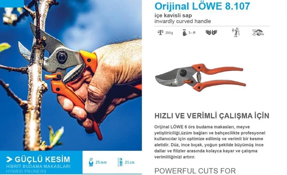 LÖWE 8.107 BUDAMA MAKASI - MADE İN GERMANY