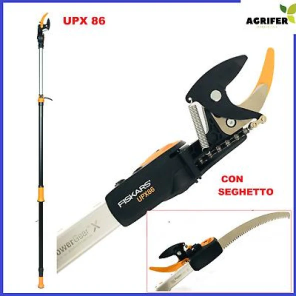 FISKARS UPX86 POWER GEAR TELESKOBİK YÜKSEK DAL BUDAMA MAKASI - 5