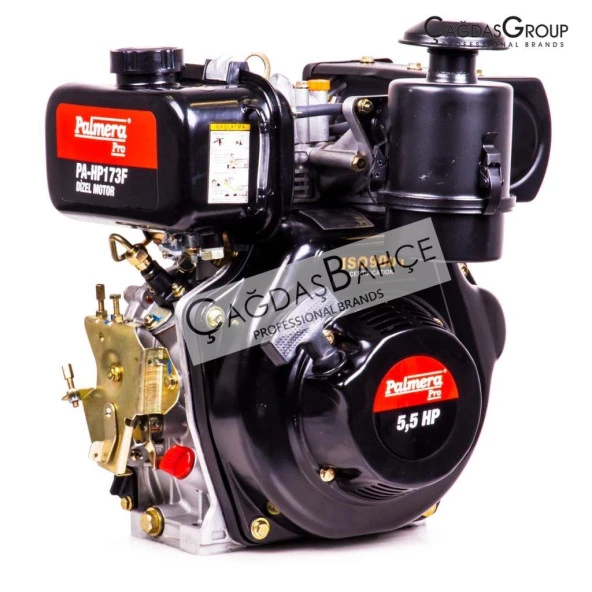 PALMERA PA-HP173F DİZEL TEK MOTOR KAMALI DÜZ 5.5 HP ürün görseli
