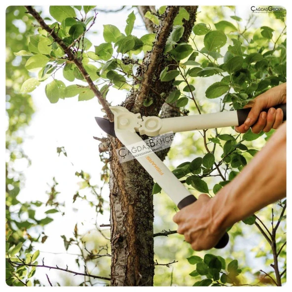 Fiskars L32 Kalın Dal Budama Makası Beyaz Seri 1026930 - Resim 2