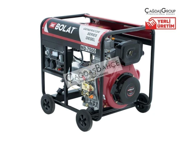 Bolat MD-7500 Dizel Marşlı Jenaratör 7.5 KWa Monofaze ürün görseli