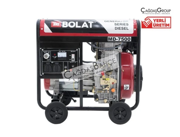 Bolat MD-7500 Dizel Marşlı Jenaratör 7.5 KWa Monofaze - Resim 2