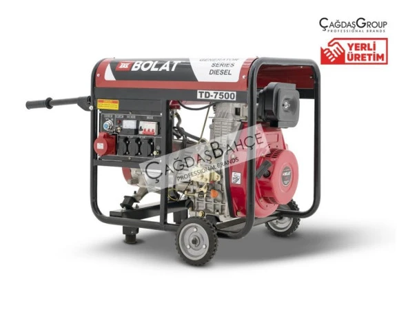 Bolat TD-7500 Dizel Marşlı Jenaratör 7.5 KWa Trifaze ürün görseli