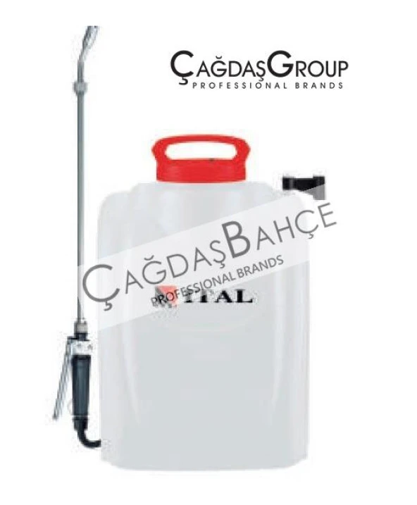 İtal 16C-30 Akülü Şarjlı Sırt Tipi İlaçlama Makinesi 16 Litre