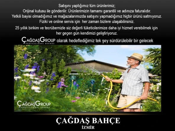 GF 5744 Bahçe Sulama Hortumu Makarası Tekerlekli 70M Kapasite - 2
