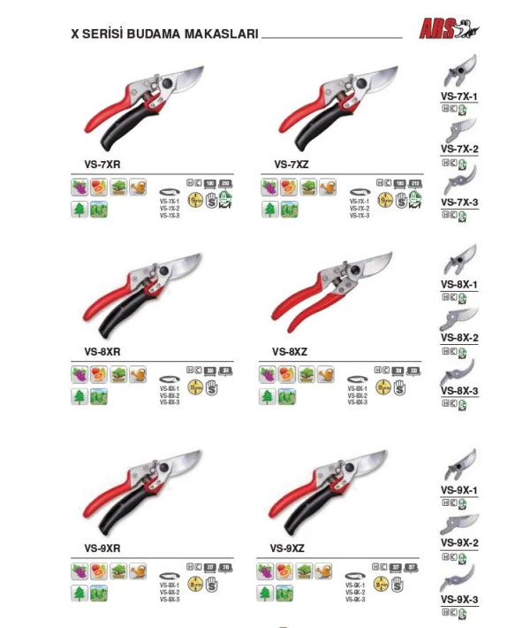 Ars Vs-7Xz Budama Makası - Resim 2