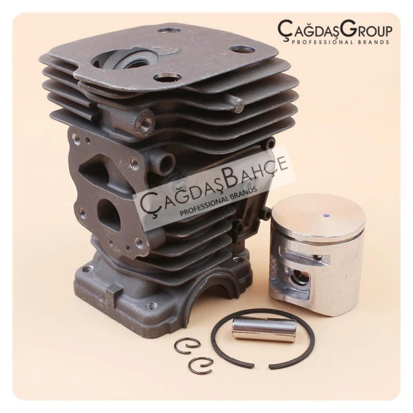 HUSQVARNA 450 TESTERE NİKASİL SİLİNDİR PİSTON SETİ 44 mm - Resim 2