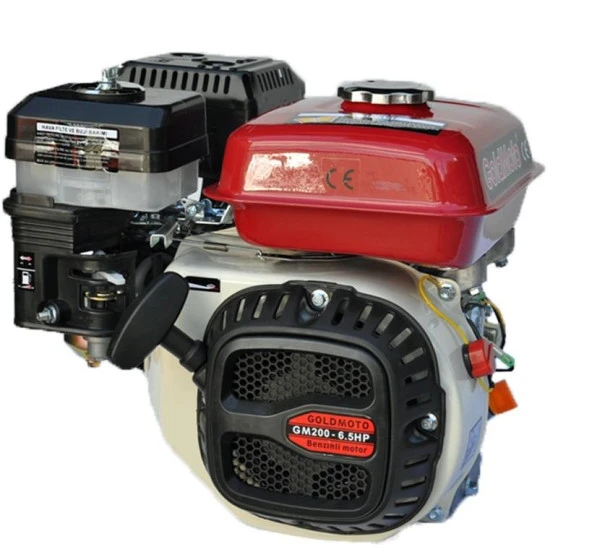 GoldMoto GM200 Benzinli Motor 6.5 Hp İpli Krank Mili Kamalı