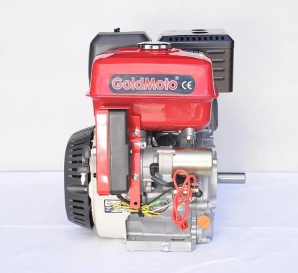 GoldMoto GM440E Benzinli Motor 15 Hp Marşlı Krank Mili Kamalı - Resim 2