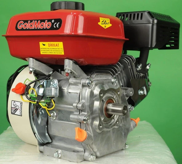 GoldMoto GM200F25 Benzinli Motor 6.5 Hp Krank Mili Frezeli 25mm - Resim 3