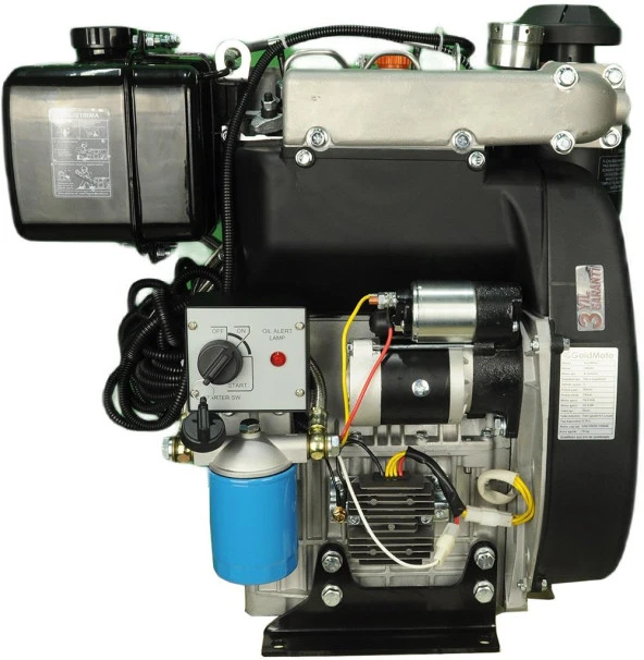 GoldMoto GM292F-G2 Dizel Motor 22.4 Hp Marşlı Konik Kısa Krank - Resim 8