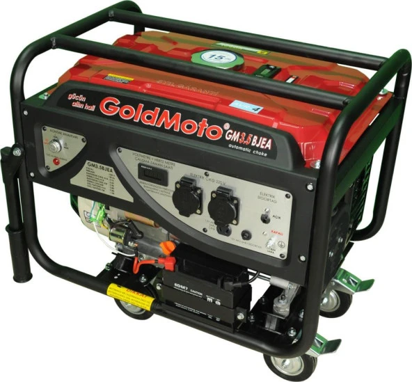 GoldMoto GM3.5BJEA Benzinli Marşlı Jeneratör 3.5 KW - Resim 2