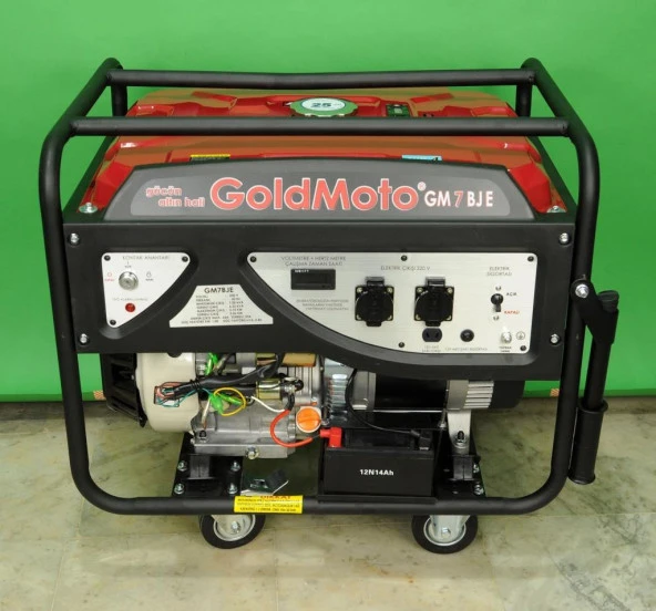 GoldMoto GM7BJE Benzinli Marşlı Jeneratör 7 KW - Resim 2