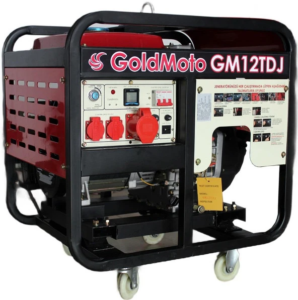 GoldMoto GM12TDJ Dizel Marşlı Jeneratör 12 KW Trifaze