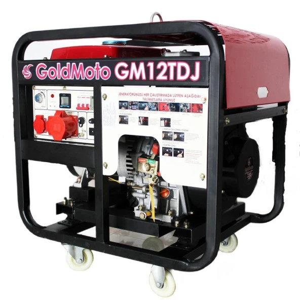 Goldmoto Gm12tdj Dizel Marşlı Jeneratör 12 Kw Trifaze - 4