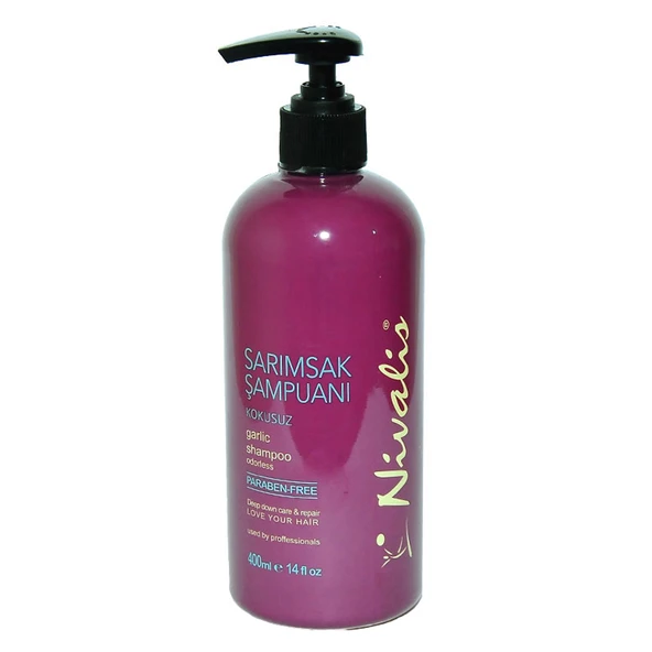 Nivalis Sarımsak Şampuanı Kokusuz 400 ML - Resim 4