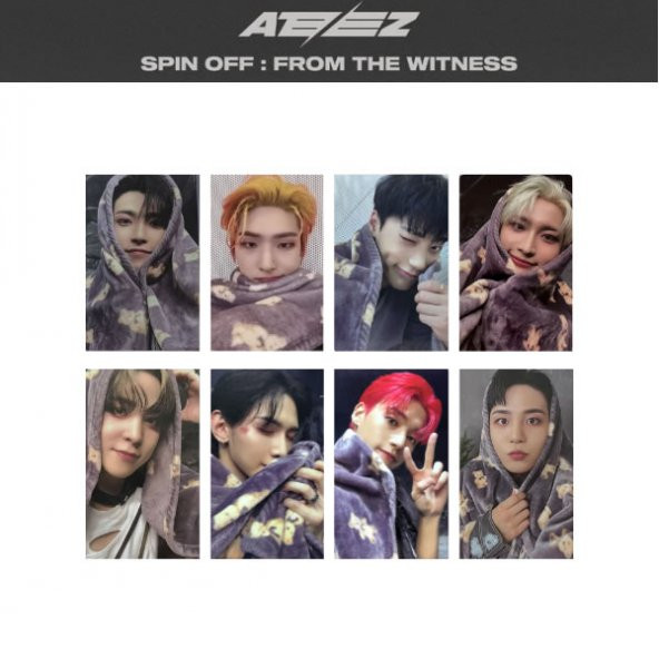 ATEEZ SPIN OFF : FROM THE WITNESS Poca Albüm Fotokartları - 1