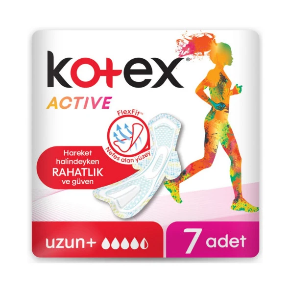 Kotex Active Ultra Single Uzun Ped 7li X 3 Adet