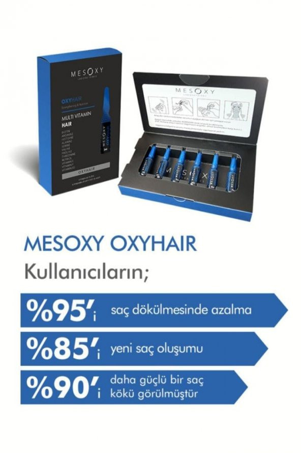 Mesoxy Oxyhair 2 ml x 6 Ampül - 3