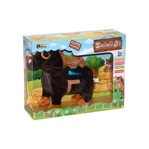 Can Toys Pilli Sesli Sevimli At 27 CM (Karışık Renk 1 Adet)
