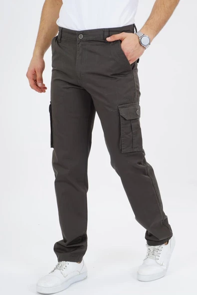 Erkek Kanvas Kargo Pantolon DYM-1952 - Resim 2