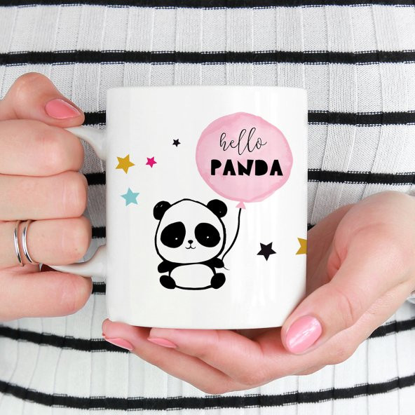 Hello Panda Özel Tasarım Kupa - 2