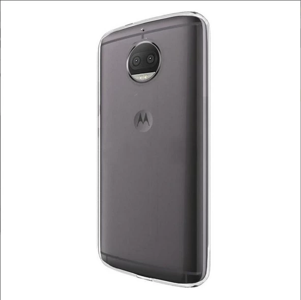 Lenovo Moto G5s PLUS Kılıf Soft Silikon Şeffaf Arka Kapak