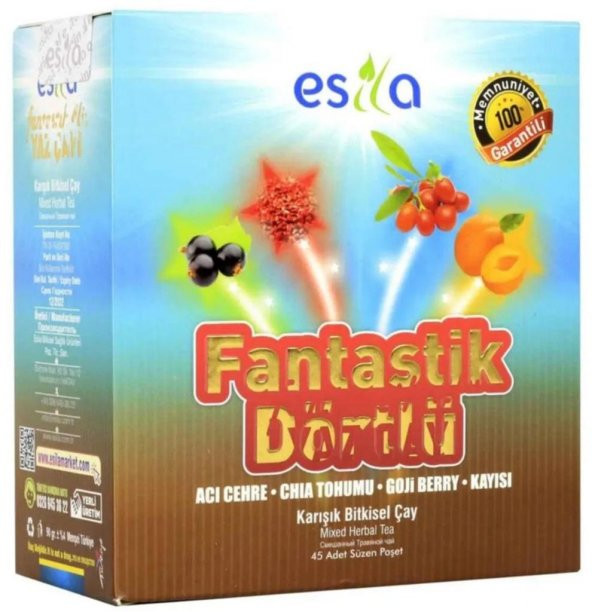 Esila Fantastik Dörtlü Yaz Çayı 45 Poşet - 2