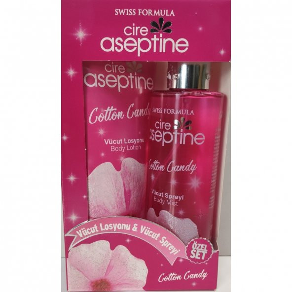 Cire Aseptine Cotton Candy Vücut Losyonu + Vücut Spreyi