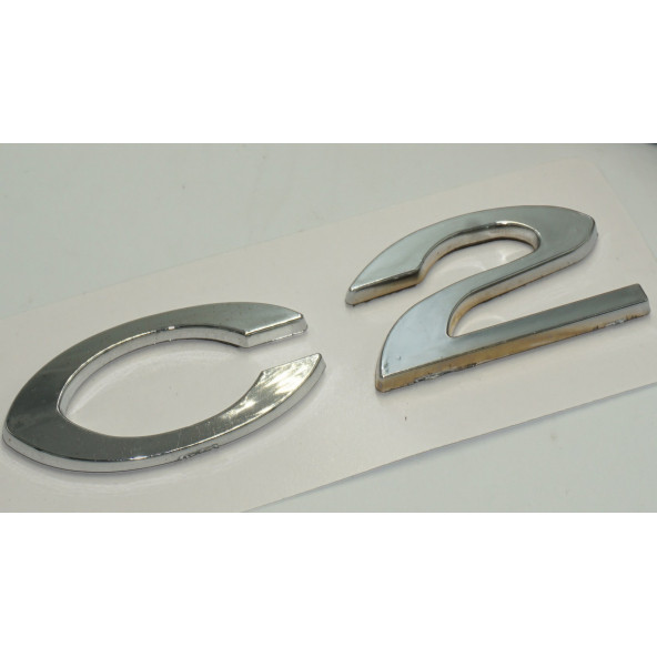 Citroen C2 2004 2010 Bagaj Krom ABS 3M 3D Yazı Logo Amblem - 3