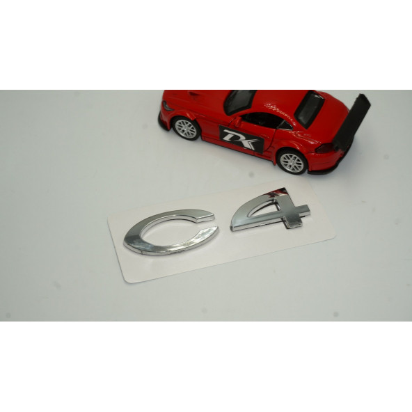Citroen C4 2004 2008 Bagaj Krom ABS 3M 3D Yazı Logo Amblem - 2