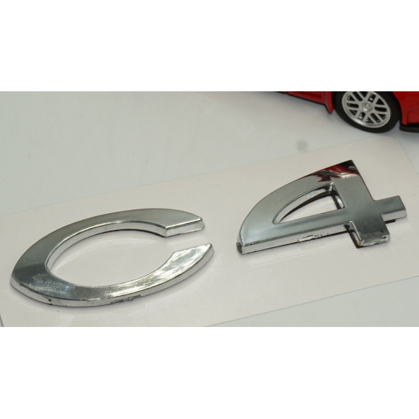 Citroen C4 Picasso 2010 2014 Bagaj Krom ABS 3M 3D Yazı Logo Amblem - Resim 3