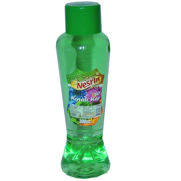 Nesrin Kınalı Kar Kolonyası 300ML 60 Derece Pet Şişe - 7