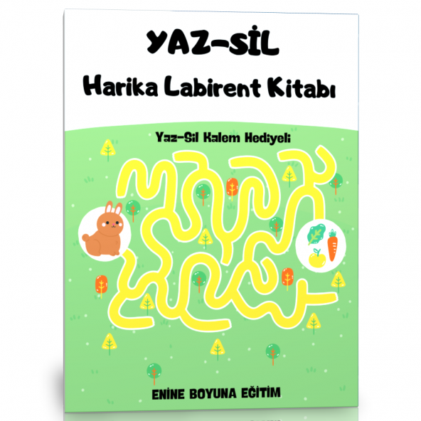 Okul Öncesi YAZ-SİL Harika Labirent Kitabı - 1
