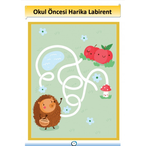 Okul Öncesi YAZ-SİL Harika Labirent Kitabı - 2