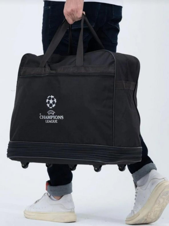 Büyük Boy 5 Tekerlekli Üç Körüklü Seyahat Çantası - 4