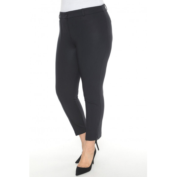 SORALLİNE KADIN BÜYÜK BEDEN MEVSİMLİK PANTOLON 1700 LACİVERT - 2