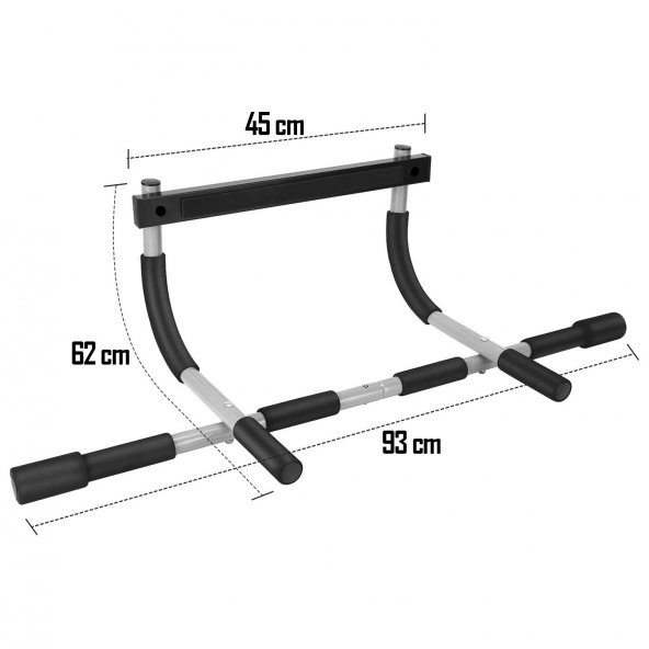 Kapı Barfiksi Çok Fonksiyonlu Mekik Şınav Barfix Aleti Demiri Çubuğu Chin Up Pull Up Demiri - 2
