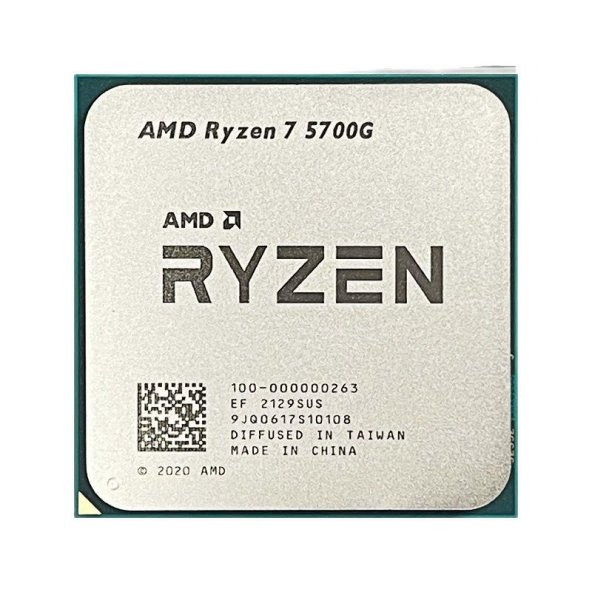 AMD Ryzen 7 5700G 3.8 GHz AM4 20 MB Cache 65 W İşlemci Fansız Tray