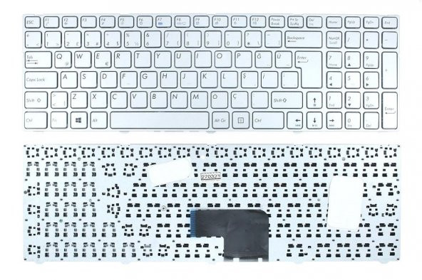 Casper CSD.4210-4L45T-S Klavye Tuş Takımı (Silver TR)