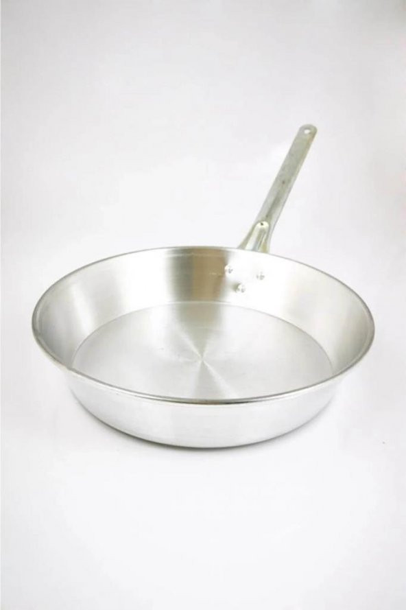Tek Kulp Alüminyum Kavurma Kızartma Balık Tavası 32cm Büyük Tava