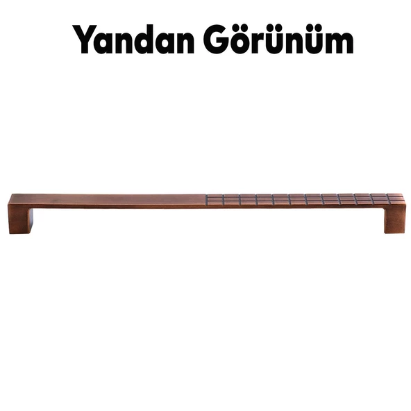 Bihter Mobilya Mutfak Dolabı Çekmece Dolap Kapak Kulpu Kulbu Metal Kulpları Siyah (224 MM-22.4 CM) - 3