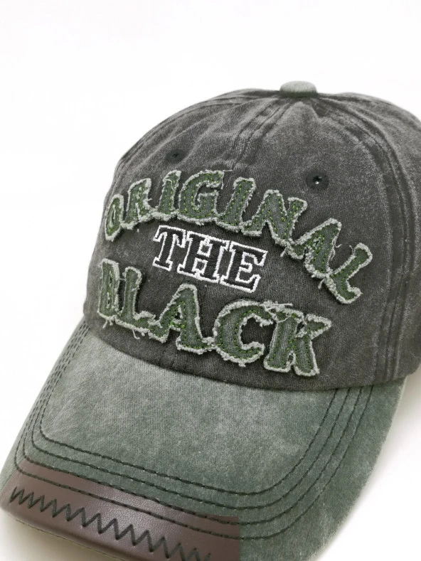 Perlotus Original Black Beyzbol Erkek Şapka 2023 Siyah Yeşil - 4